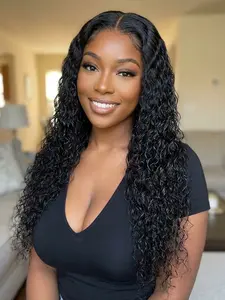 LUMA Cornsilk Long Wavy Lace Front Wig Heat Resistant Synthetic Fiber Lightweight Easy To Wear For Everyday & Special Events