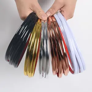 3 Meter Self-Adhesive Accent Wall Trim Strip, Waterproof Mould-Proof Decorative Edge Tape, Home Decoration PVC Sticker Roll for Living Room
