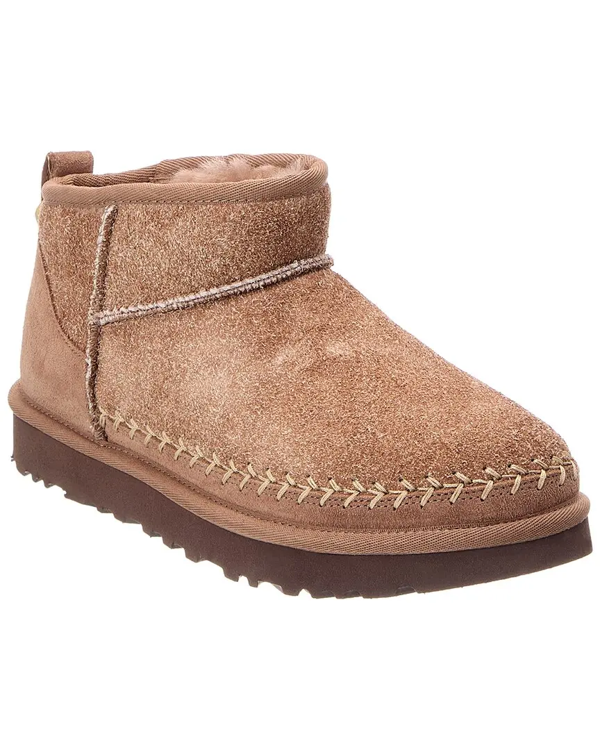 UGG W Classic Ultra Mini Biarritz Suede Bootie UGG W Classic Ultra Mini Biarritz Suede Bootie