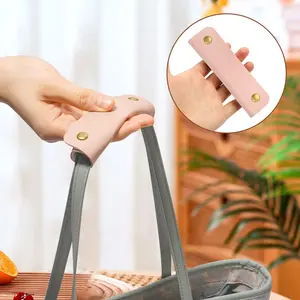 PU Leather Bag Handle Protector, Durable Anti-Chafe Shoulder Strap Cover, Ideal for Crossbody and Backpacks, Stress Relief Accessory, Functionality