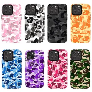 Bape Protective Camo Streetwear Compatible with iPhone 17, 16, 15, 14, 13, 12, 11, X & Galaxy – check our available sizes.