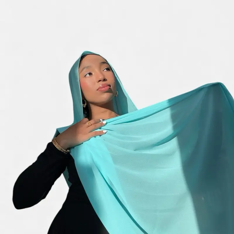 Chiffon Headscarf - Lightweight & Breathable Soft Fabric