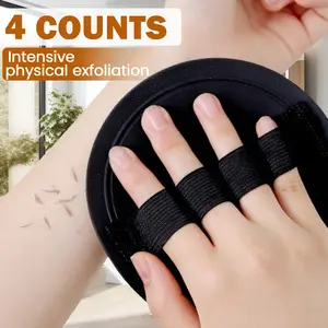 4 Counts Premium Exfoliating Gloves for Body, A Practical Tool for Body Care，Exfoliation Effect for Deep Cleaning
