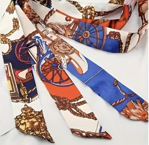 Twilly Scarf for Bags and Purses - Lightweight Handbag Scarf 36-Inch Long, 1.5-Inch Wide, Versatile Accessory for Bags, Purse or Handbag bag accessory bag keychain Adjustable Bag Extension Chain Strap Trendy Fashionable Bag Charm