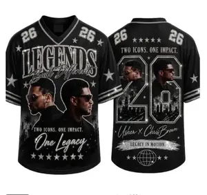 THE R&B TOUR 2026 Vintage-Inspired Custom Name Crop Jersey, Raymond Brown Fan Apparel, Personalized Hip Hop Collectible Sports Jersey