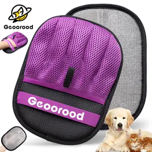 【Geoorood】Pet Hair Removal Glove for Cats & Dogs, Upgraded Five-Finger Electrostatic Pet Hair Glove, Reusable Magic Brush Pet Hair Remover Tool for Laundry, Couch, Carpet, Car Seat
