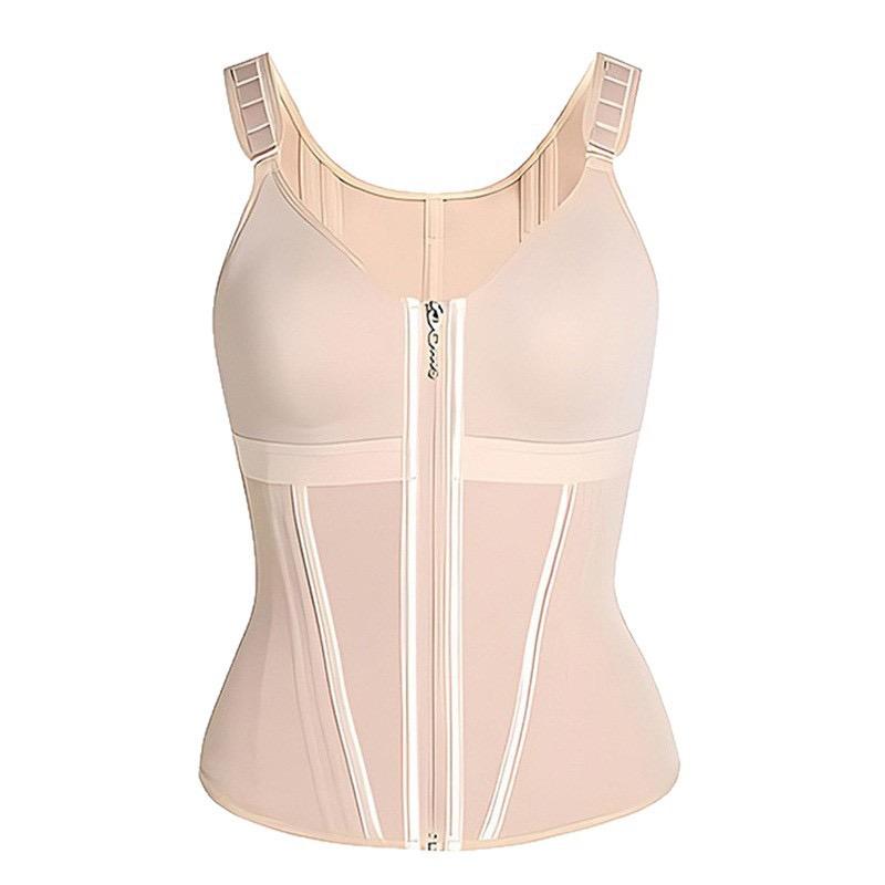 Waist Shapewear for Women with Bra Tummy Control Girdle Workout Shapewear with Adjustable Shoulder Strap