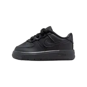 Nike Force 1 Low Triple Black Toddler Perfect Daily Casual Walking Sneaker Fashion Footwear Shoe Little Kids Baby