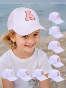 Kids' 26 Letter Pattern Baseball Cap, Casual Sporty Design, All-Season Comfort Fit, Ideal for Everyday Use & Playtime