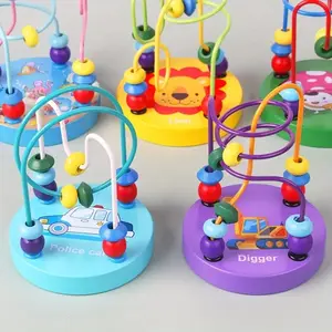 Musical Wooden Parrot Bead Toy 1 or 2-Pack Interactive Educational Game for Cognitive Skill Development with Soothing Sounds Perfect for Bird Enrichment Training & as a Gift for Bird Lovers