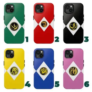 Trendy 90's Super Hero Tough Phone Case, Power Rangers phone case - Perfect Protection Suitable for iPhone