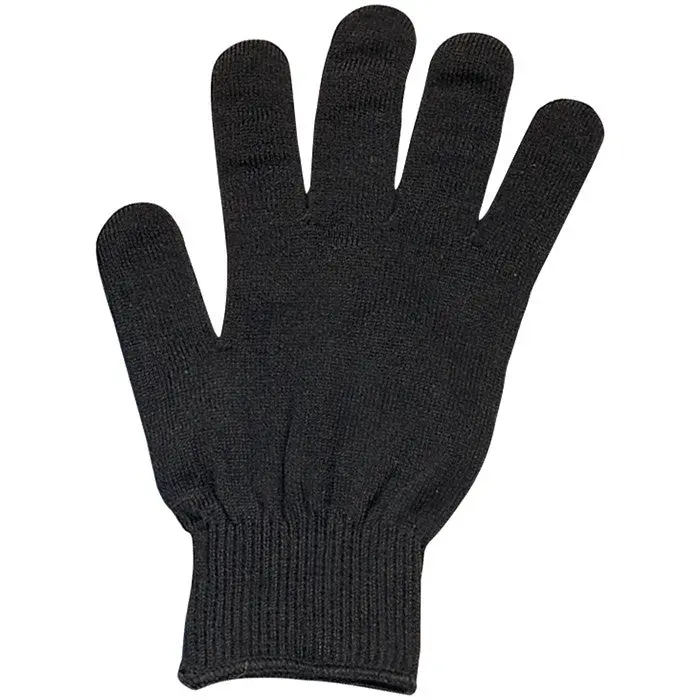 Genuine GI Polypropylene Glove Liners - Moisture Wicking & Water Repellent Thermal Base Layer, Unisex, Black, Made in USA
