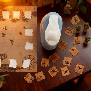 Square punching tool for hand-making, with manual embossing function and exquisite flower patterns, is very suitable for scrapbooks, diaries, card making, photo projects and decorative supplies. This durable plastic tool is very suitable for decoration.