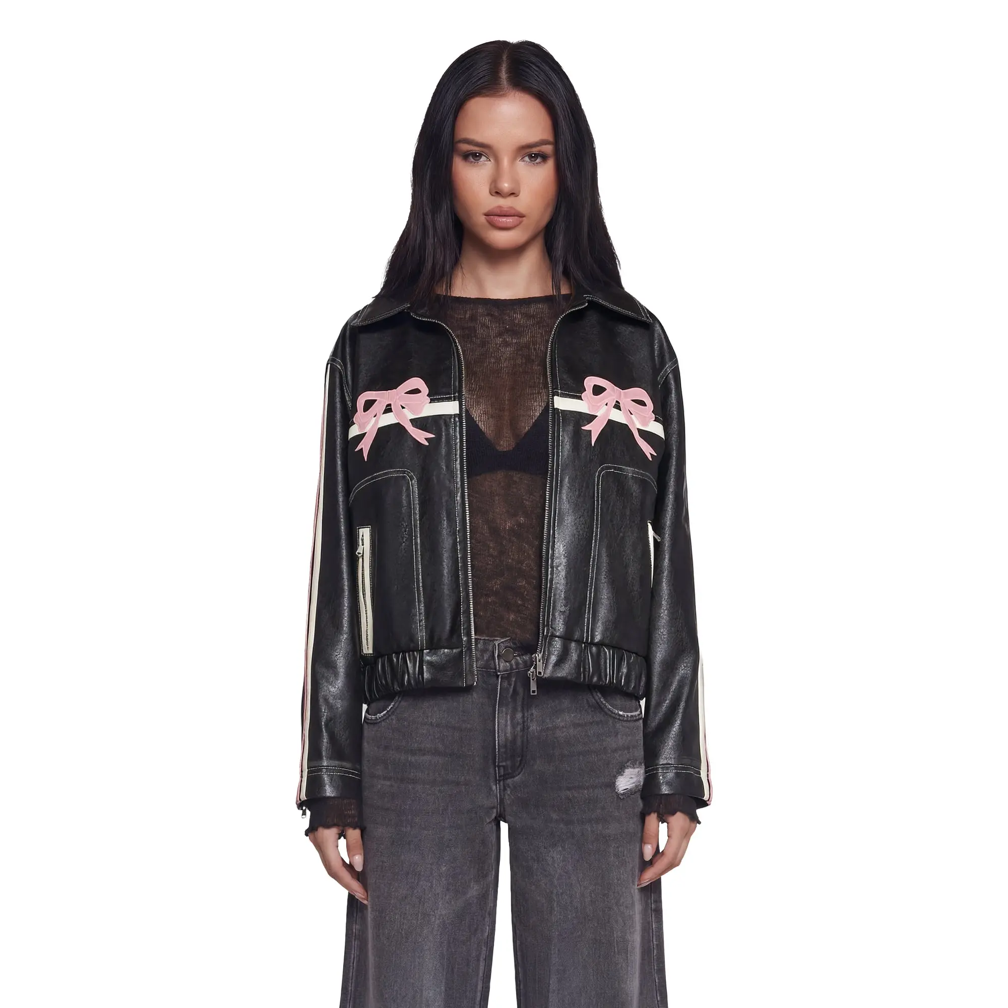 Tough Cutie Vegan Leather Jacket