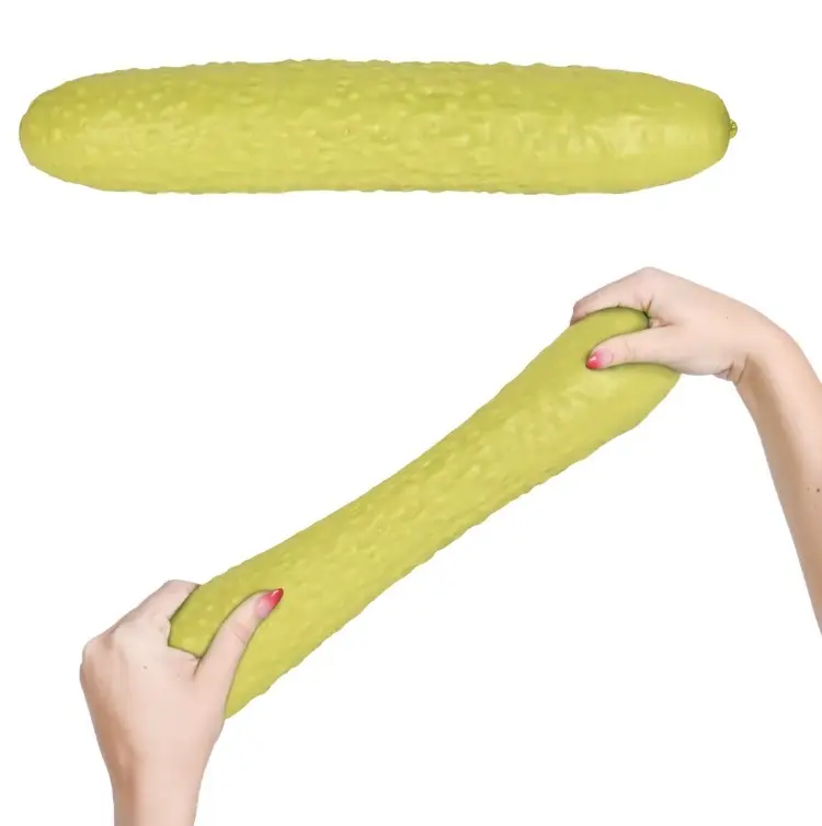 Soft Pickle - Extra Large Slow Rising Food Toy |10 Inch Giant Stress Ball, Fidget Sensory Toy