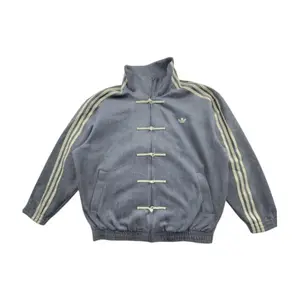 adidas Men's CTT Chinese Track Top 3.1 Gender Neutral Jacket Grey Blue, from StockX