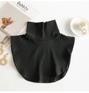 Women's Detachable Collar Simulated Collar for Decoding Dickey Collars Shirt, Turtleneck Dickey Extra Large Fake Collar Detachable Dickey Collar Half Mock Turtleneck for Men Women