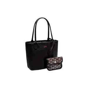 Goyard Anjou Mini Tote Bag with Y Monogram and Leather Trim for Women