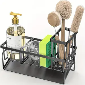Kitchen Accessories Kitchen Sink Drain Rack, Metal Sponge Drain Rack, Multi-function Storage Rack for Home, Storage Organizer, Home Essentials, Kitchen Utensils, Fall Decor, Kitchen Gadgets, Kitchen Utensils Holder