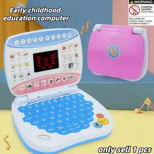 Electronic Learning Toy, Portable Handheld Laptop Learning Machine, Alphabet, Numbers, Music Features, Ideal Gift for Kids Aged 3+, Phonics Learning Pad, Learning Tool