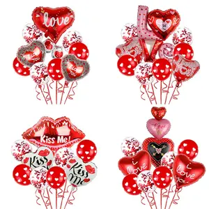 Home Holiday Central 9 piece Heart Themed Balloons