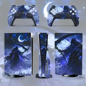 Game Console Protector Sticker, 1 Set Game Console Skin Sticker, Anti-scratch Protective Sticker, Console Accessories for PS5 Optical Drive Version, Durable, Graphic Decal