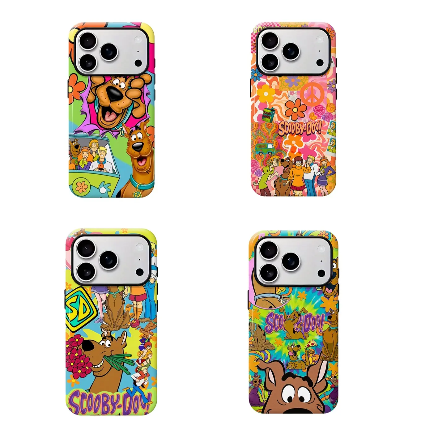 Scooby-Doo! Mystery Machine Retro Party Phone Case - Peeking Scoob Edition, Protective Shell Casing Cover for Compatible Devices