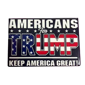 Handmade Americans for Trump Magnet - Keep America Great Decor - 87 Magnetic Metal