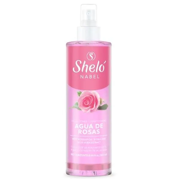 Sheló NABEL Rose Water Face Toner for Sensitive Skin, Gentle & Hydrating, Skincare Daily
