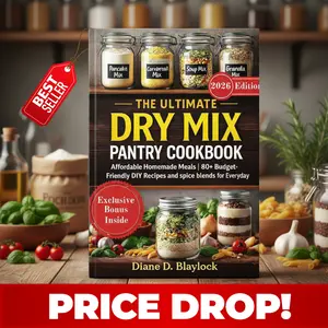 The Ultimate Dry Mix Pantry Cookbook – Updated Budget-Friendly Edition – Easy Make-Ahead Mixes for Quick Meals & Time-Saving Cooking – Perfect Kitchen Gift for Busy Families & Beginners