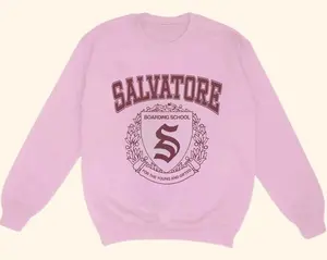 [Sale off up to 50%] Salvatore Boarding School Sweatshirt - Vampire Diaries - Damon Salvatore - Stefan Salvatore