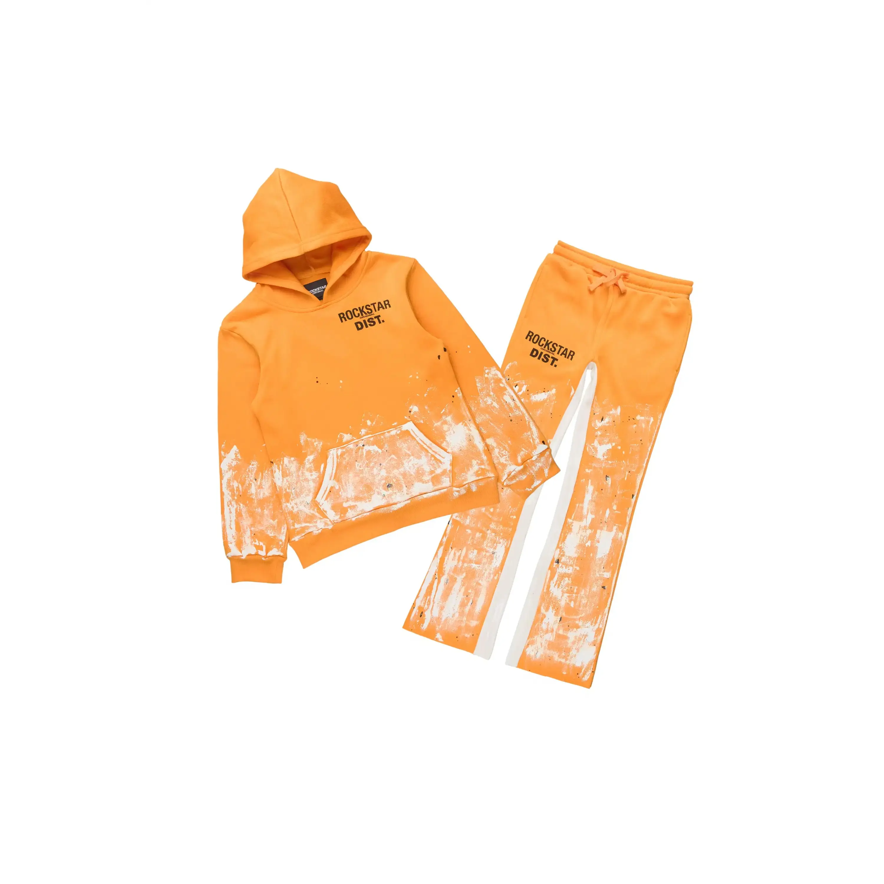 Boys Jaco Orange Baggy Fit Pant Set