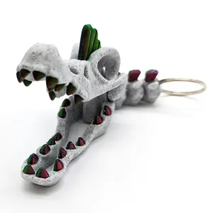 Custom Keychains - Spinosaurus Design with Unique Colors and Features