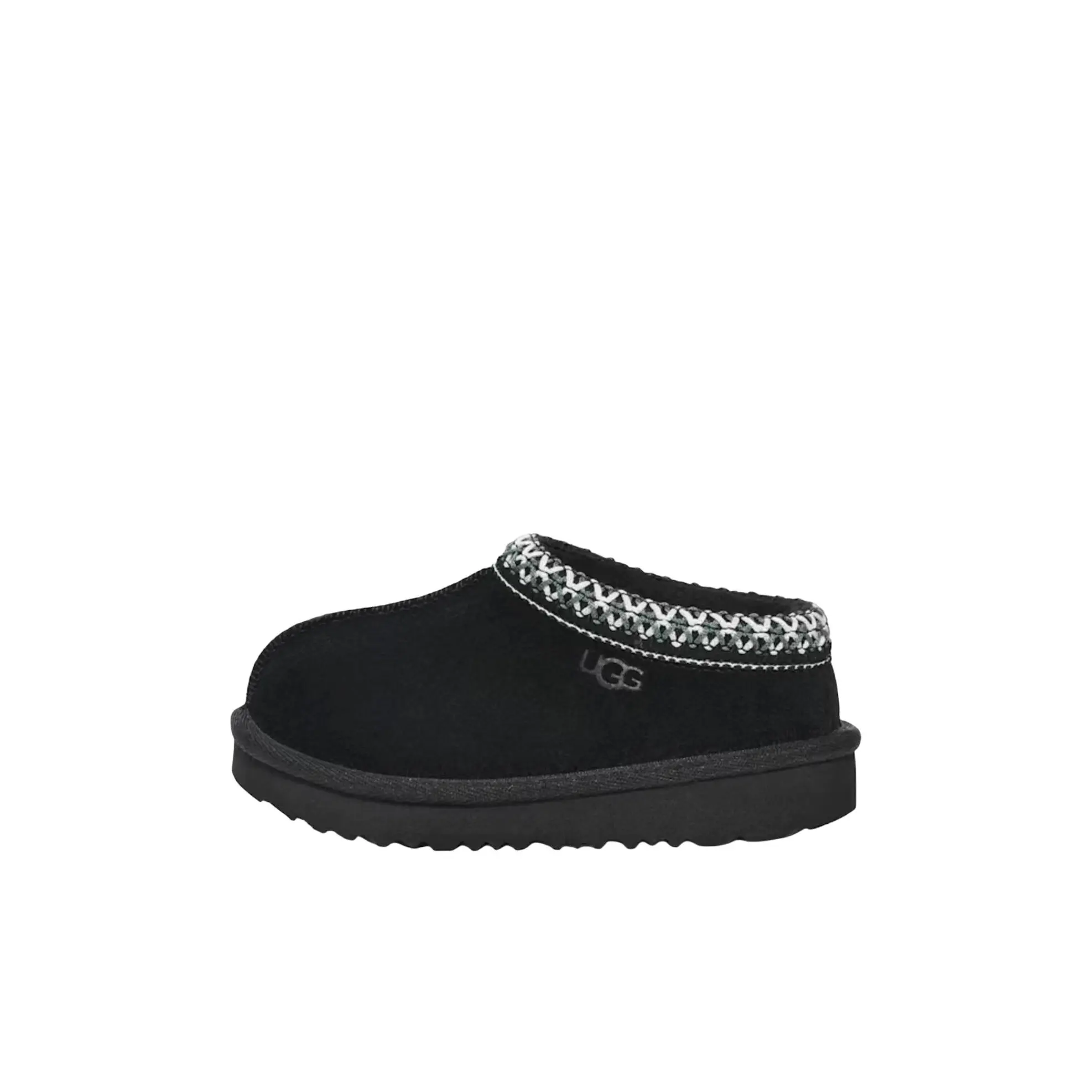 UGG Tasman 2 Toddler Slippers - Black Cozy Sheepskin, Durable Slip-On, Kids' Everyday Sport Footwear, Shoes