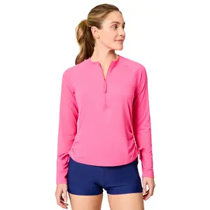 Free Country Women's SunFree Quarter Zip UPF Sunshirt