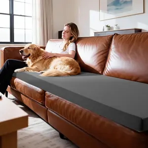 3 Inch Foam Sofa Topper Pad, Foam Couch Top Pad with Removable Washable Cover, Couch Cushion for Enhanced Comfort & Furniture Protection(71 * 27.5 * 3in)