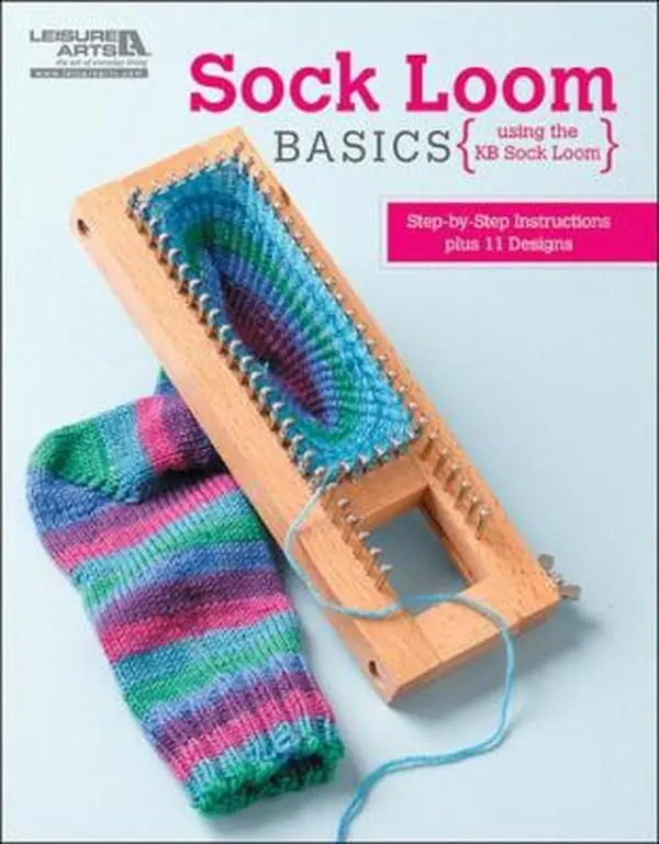 USED Book - Sock Loom Basics: Using the Kb Sock Loom by Inc. Leisure Arts (Paperback) - english