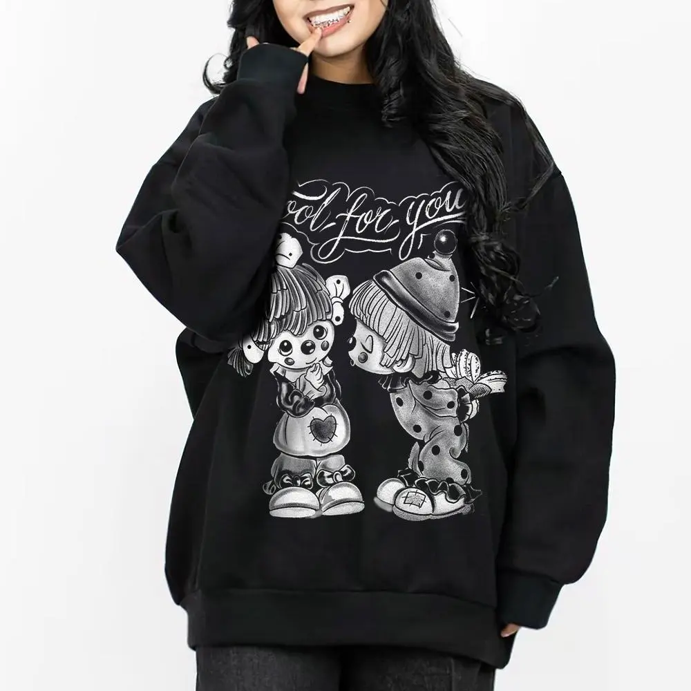 Chicano Art Graphic Hoodie, Unisex Long Sleeve Pullover in a Cotton Blend, Casual Oversized Streetwear Sweatshirt, Sweatshirts, Fabric, Loose