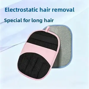 2-Way Pet Hair Remover Glove, Gentle Grooming Mitt for Dogs & Cats, Efficient Deshedding & Cleaning Brush Tool Portable