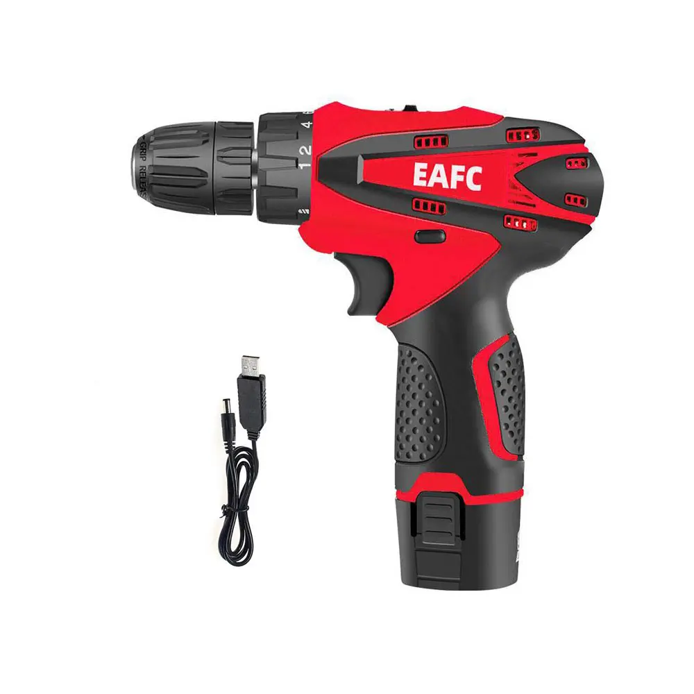 Portable Wireless Drill (drill Bit Not Included), Lightweight Cordless Drill, 12V Rechargeable High Torque Quick Repair Tool, Easy Operation, Essential Home & Car Maintenance, Cordless Power Drill