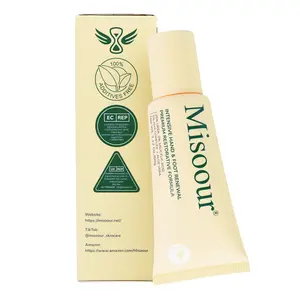 Misoour 25% Urea Hand & Foot Cream with 2% Salicylic Acid & 5% AHA + Aloe Vera, Moisturizer for Dry Rough Skin, Removes and Softens Calluses, For All Skin Types #Greenish