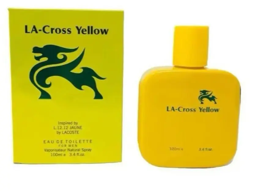 LA-Cross Yellow Cologne 3.4oz Fresh and citrusy, aromatic-fruity LA-Cross Yellow Cologne 3.4oz Fresh and citrusy, aromatic-fruity