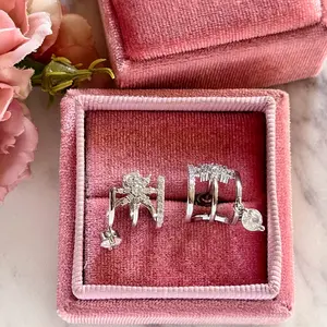 Citlali Estrella Zircon Earrings, Dainty Fashion Costume Jewelry for Women