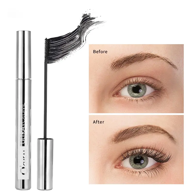 1PC eye black waterproof and sweat proof, lasting curling and shaping, perfect eye makeup Buildable Volumizing Enhancing Beauty Mascara