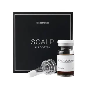 KI COSMETICS Scalp Booster Advanced Scalp Care Ampoule | Nano ampoule Lightweight Caffeine Peptide Scalp Serum for Thinning-Looking Hair, Red Overheated Scalp & Daily Scalp Balance | Zero-Residue Korean Scalp Treatment