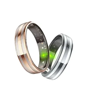 2026 Ultra-Narrow Smart Ring Wireless BT Gesture Control Heart Pressure Sports Waterproof Health Smartring Men Women touch adjustment tool