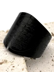Muslim Quran Allah Adjustable Fit Unisex Design Versatile Religious Rings for Women Men Stainless Steel Gold Silver Color Arabic Islamic Symbolism Islam Meaningful Amulet Ring Inspirational Jewelry anillo tous