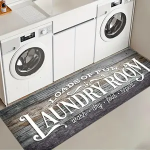 Plush Laundry Mat Duty Flannel Multi Room Home Decor Gift