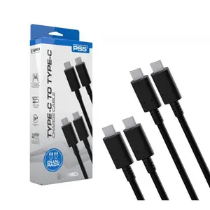 [KMD] Type C to Type C Charge Cables for PS5 - DOUBLE PACK