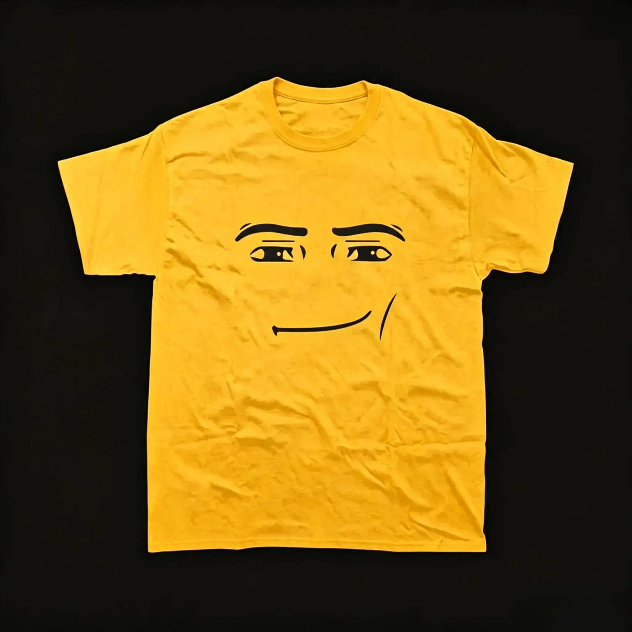 Roblox Man Face T-Shirt, Meme Shirt, Funny Shirt, Gift For Gamers , Classic Vintage T-Shirt Collection Adult Unisex T-Shirt Golf Gift T-Shirt For Men And Women PLK0302